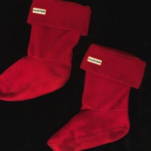 Short Hunter Rain Boots Socks!